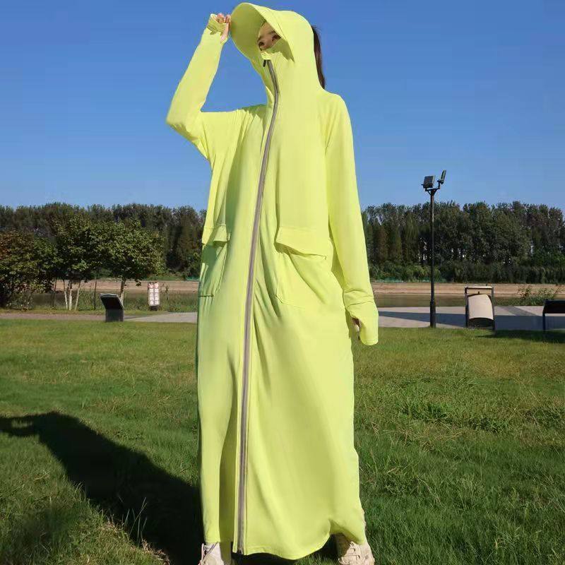 特大码300斤长款全身透气连帽服衣女防紫外线运动风衣外套薄外贸,女装/女士精品,时尚防晒服,淘宝优惠券,粉丝福利购,淘宝优惠卷