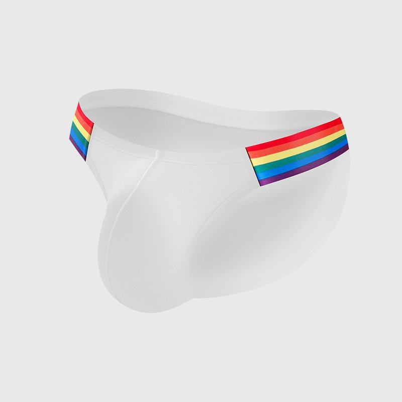 彩虹性感男士三角内裤高叉纯棉三角裤男透气吸湿单层裆裤衩,女士内衣/男士内衣/家居服,男平角内裤,淘宝优惠券,粉丝福利购,淘宝优惠卷
