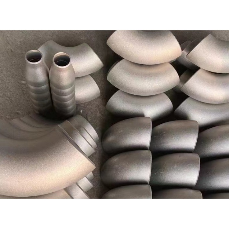 化工用TA1TA2钛弯投90弯头同径三通四通TA2钛管件钛翻边钛异径