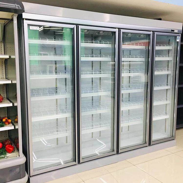 天翔冷链 商用冷柜四门冰柜2600L分体 平头款铜管机组包安装