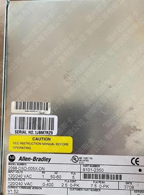 罗克韦尔Kinetix6500系列伺服驱动器889N-F5AENU-6F原装正品多轴