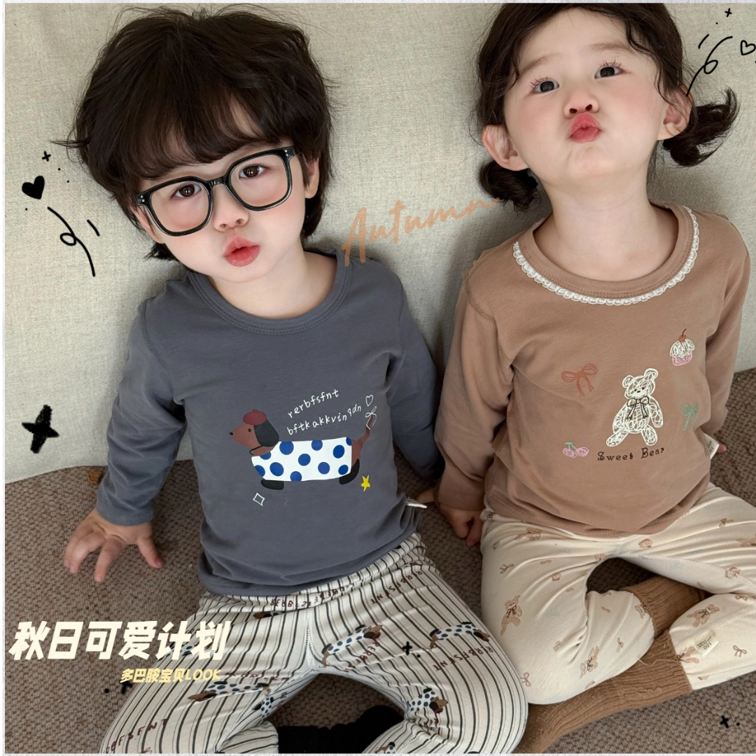 儿童秋冬莱卡棉内衣套装中大童睡衣宝宝秋衣秋裤纯棉家居服,童装/婴儿装/亲子装,内衣套装,淘宝优惠券,粉丝福利购,淘宝优惠卷