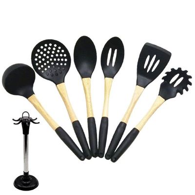 Cooking Utensils Set For Kitchen Non Stick 6 Pcs Silicone