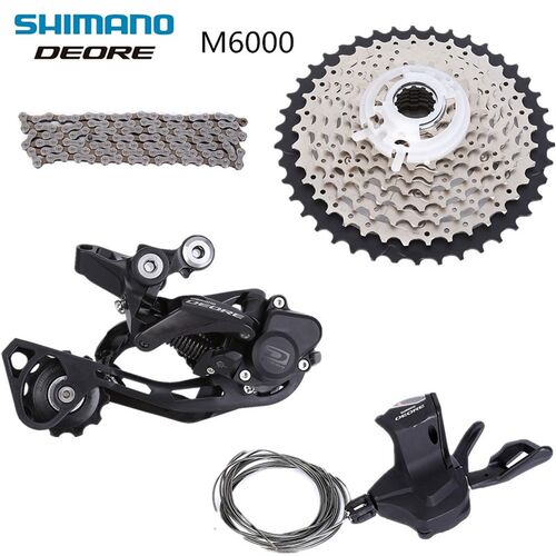 好货DEORE M6000 M4100 M4120 10s Groupset Rear Derailleur Shi