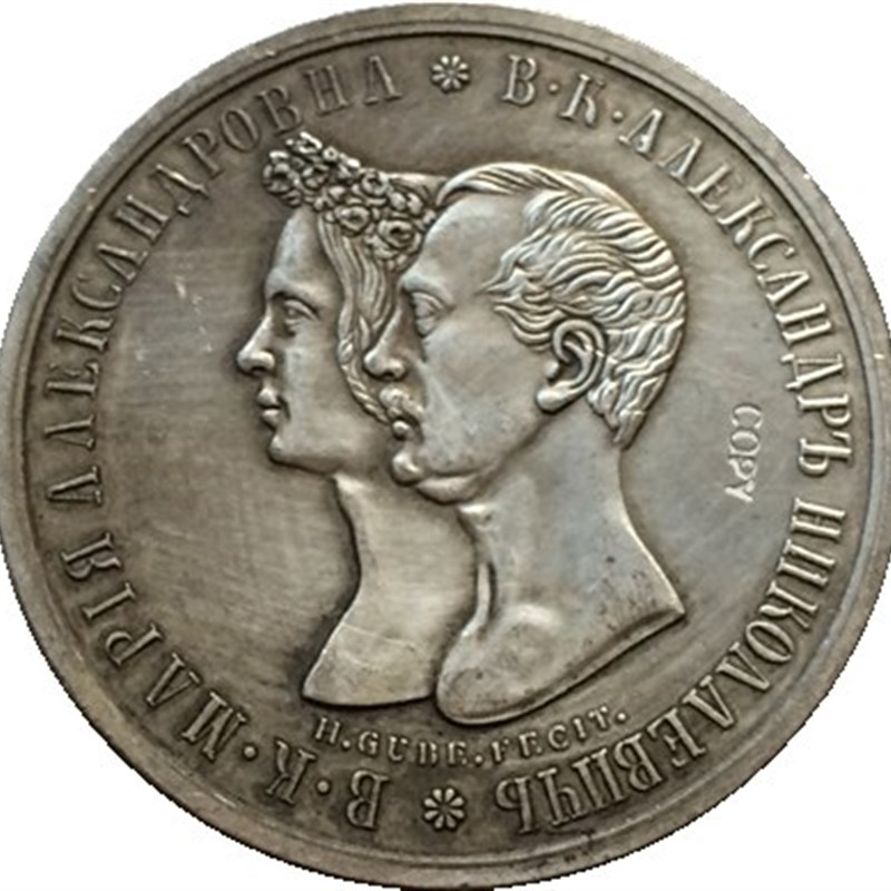 新品Russian COINS 1 ruble 1841 35.5mm copy Free shippi