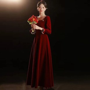 胖mm大码孕妇敬酒服新娘高腰遮肚子平时可穿订婚礼服回门宴连衣裙