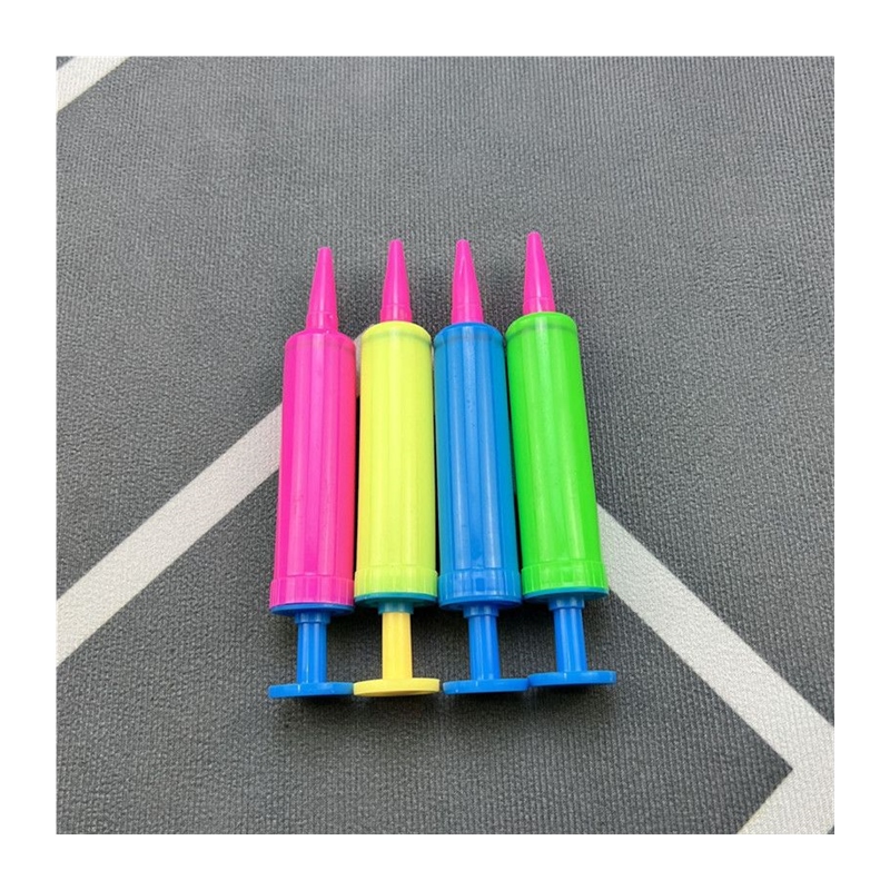 长条气球专用手推打气筒手动脚踩家用吹汽球花束造型小丑充气工具