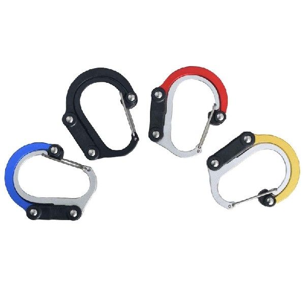Heavy Duty Carabiner Spring Hook Clip 360 Degree Rotatable