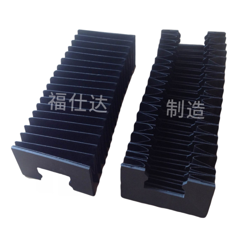 极速HGH上银直线导轨风琴罩滑轨滑块线轨防护罩柔性皮老虎风琴防