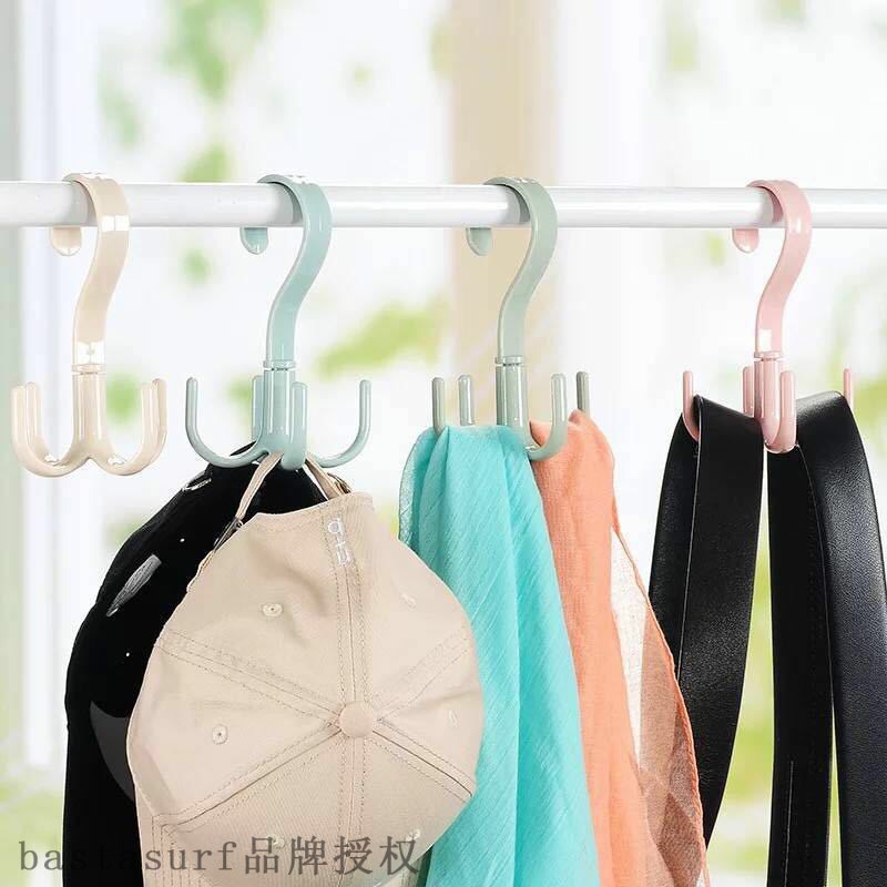 新品Multifunctional four claw hook plastic 360 degree rotata