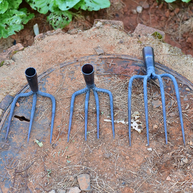 刨地松土耙子农用钉耙农具工具大全铁耙锄地搂草铁抓子扒草耙园艺