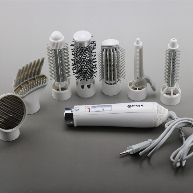 新品Professional 8in1 hot air styler comb curling iron roll