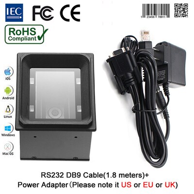 好货EP3000 2D/QR/1D Barcode Scanner Module with Wiegand/RS48