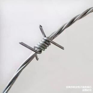 网围栏钢丝刺绳围墙刺铁丝铁蒺藜隔离护栏网防爬刺防盗刺金属丝绳