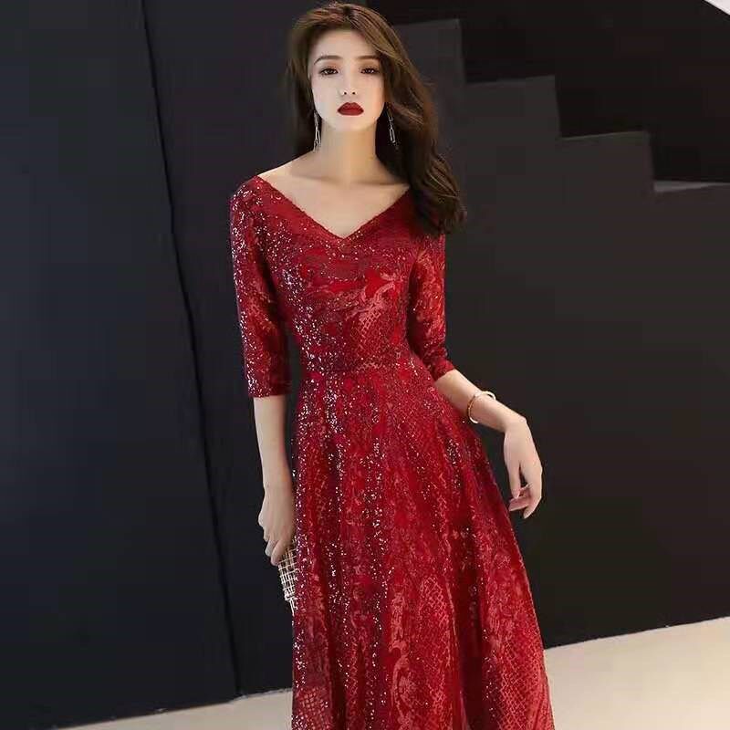 大码敬酒服新娘结婚婚礼晚礼服女胖mm宴会显瘦2025新款加肥200斤