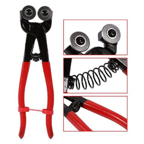 好货8inch Double Roller Wheel Blades Mosaic Cutting Plier