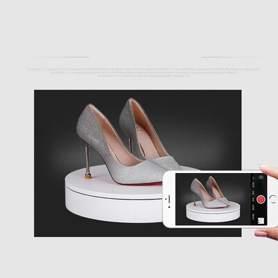 好货HQ ETLS01 32X6CM 360 Degrees Electric Rotating Turntable