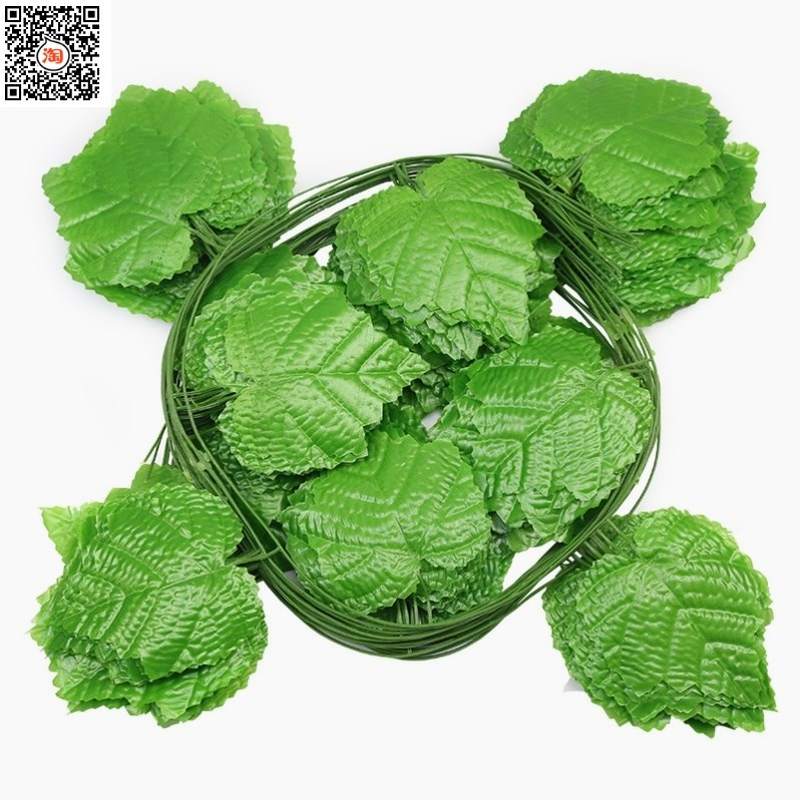 室内造景仿真植物藤蔓假植物墙面缠绕创意绿萝叶子绿植塑料水果店