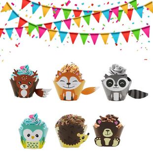 Birthday Boy Party Topper Kids Cake Decoration 速发Animal