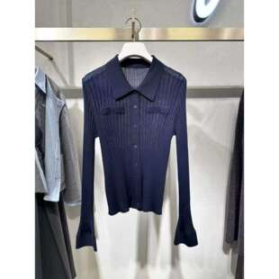 MM麦檬商场同款2025百搭修身时尚欧美洋气针织衫毛衣1GA633972G