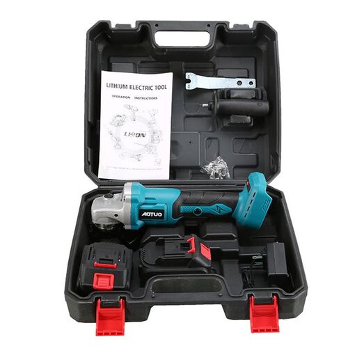 新品新品新款36V电动角磨机金属打磨F切割抛光除锈角向磨光机Y 手