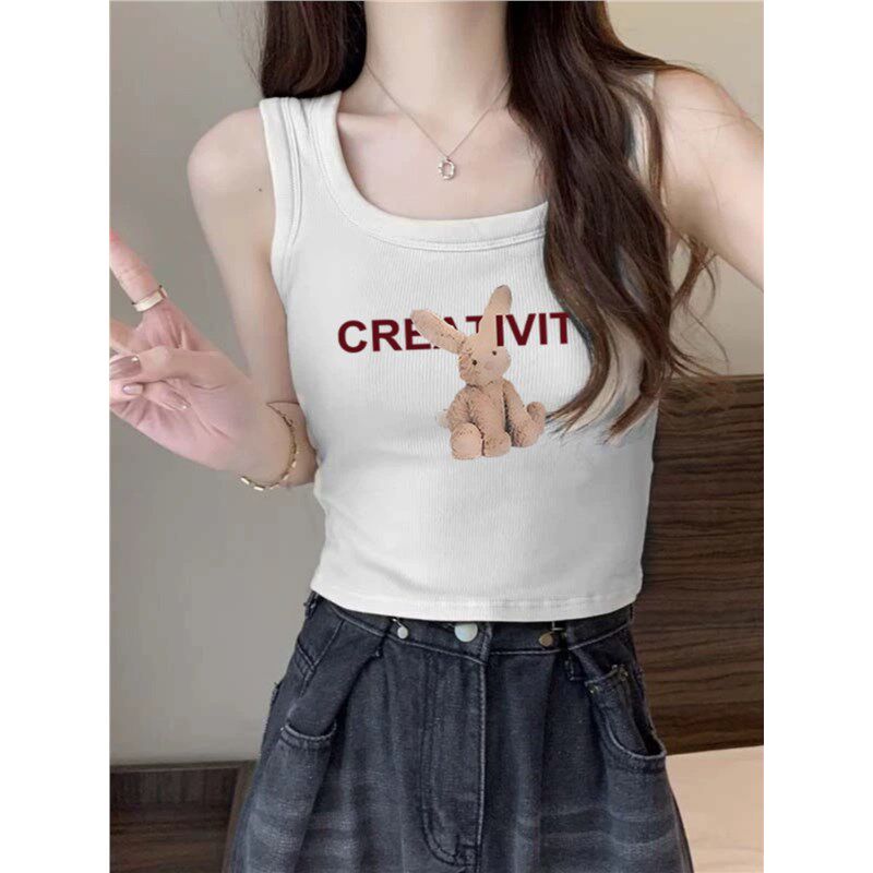 新品2025新款纯m棉内搭吊带背心女打底夏季外穿短款修身小个子无