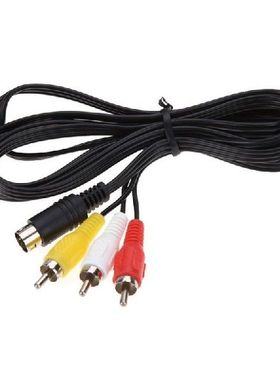 极速18m 9Pin 3RCA Au Video AV CableI For Sega Genesis 2 3