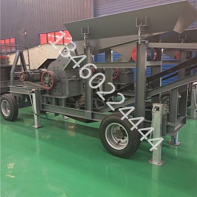 极速小型移动式煤矸石粉碎机 矿石鹅卵石打砂机 石灰Y石青石锤式