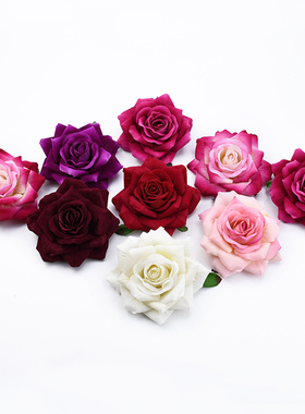 极速50PCS 1g0CM Big Roses Artificial Flower Home Decoration