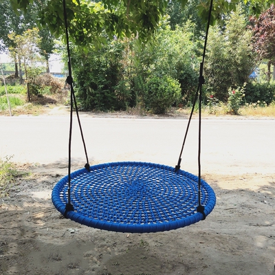 极速户外圆盘秋千游乐场景区公园幼儿园儿童多人R秋千彩色圆形鸟