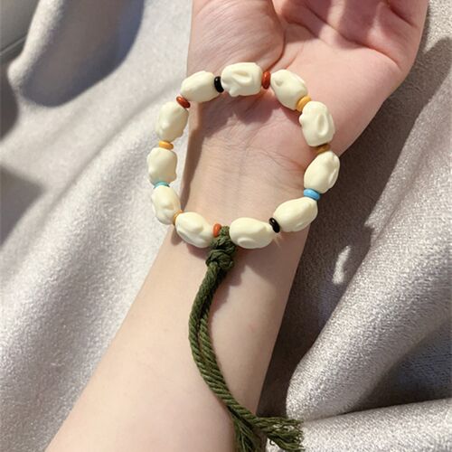 新品象牙b果小兔子单圈手链 文玩手串 TY645