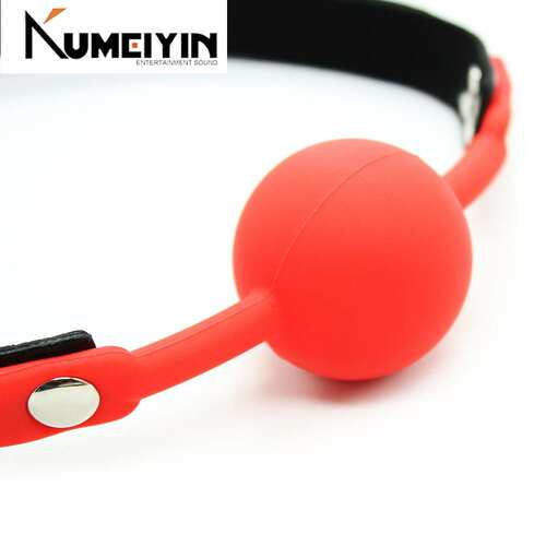 极速Mouth Ball Gag Harness Bondage ResItraints Adjustable Le