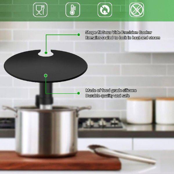 极速Sous Vide Lid For Precision CookiHng Silicone Flip Cooke