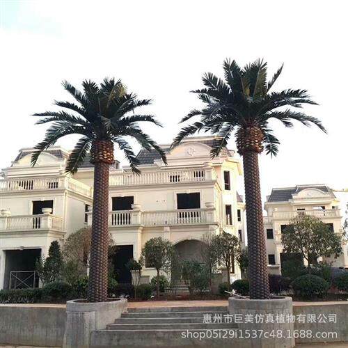 仿真树厂家加拿利海藻树仿真海枣树酒店花园楼盘装饰假椰子树