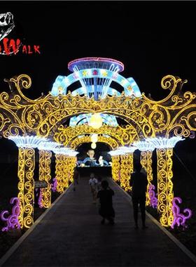 自贡灯会制作设计中秋灯会春节灯组大型春节灯会制作元旦国庆花灯