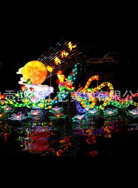 春节彩灯自贡彩灯设计自贡大型元宵节春节节日户外彩灯制作