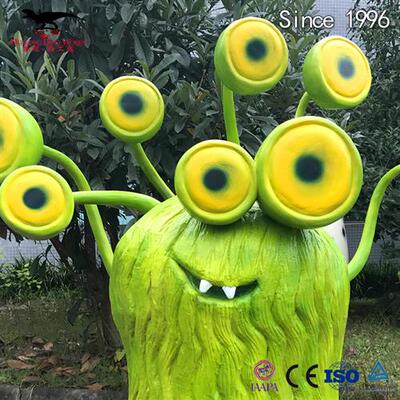 仿真三眼外星人超大模型自然博物馆海洋生物模型摆件花园绿雕