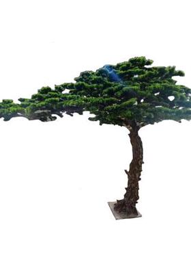 仿真松树迎客松玄关罗汉松美人松陈设人造树仿真松柏厂家假松树