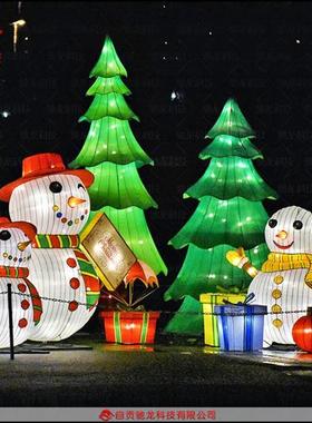 圣诞树造型灯商场古街美陈灯箱装置灯光节迎春花灯展亮化光雕定做