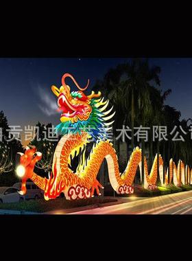 四川自贡花灯工厂春节元宵节花灯制作中国传统庆典花灯公司