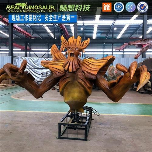 鬼屋NPC万圣节迅游展树怪模型大树怪物机模电动树怪雕塑摆件装饰