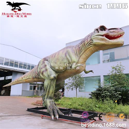 仿真机械电动硅胶恐龙模型国内外博物馆展览自贡仿真霸王龙工厂