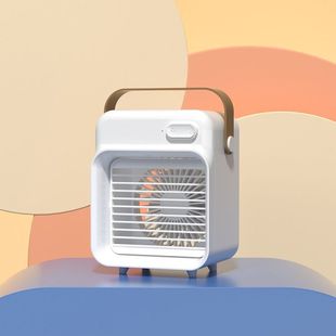 空调扇加湿喷雾降温水冷风扇 小型迷你制冷电风扇冷风机桌面便携式