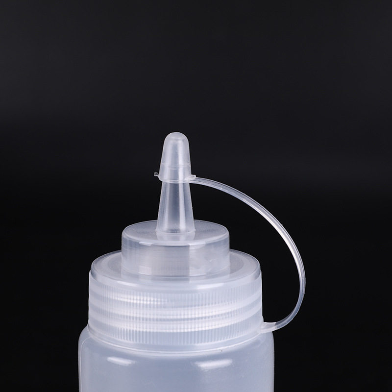 极速1PC White Plastic Squeeze Bottle With Cap QDispenser Bot