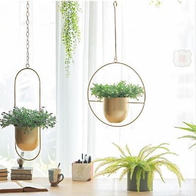 极速Planter Basket Flower Vase ForI Home Garden Balcony