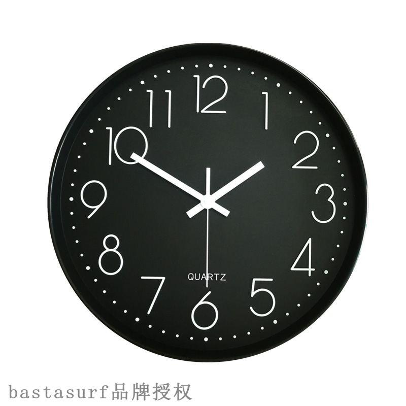 极速30cm modern simple clock household Iclock wall clock liv
