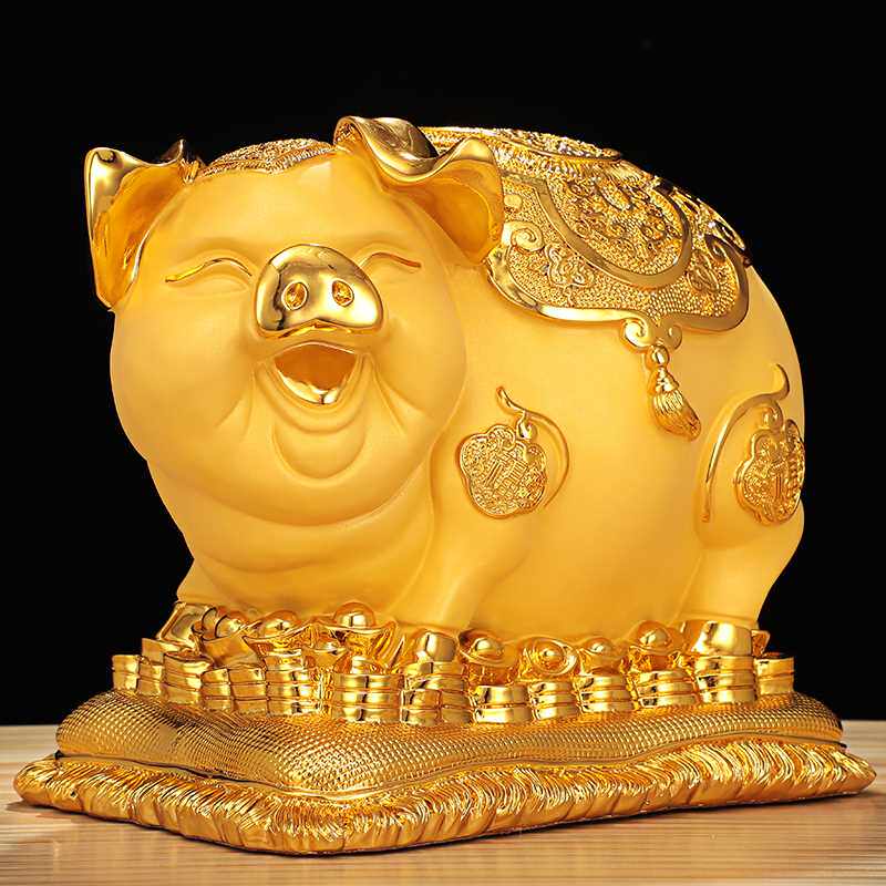 极速大号金猪存钱罐2o022年新款大人用儿童储蓄罐小猪只进不出超