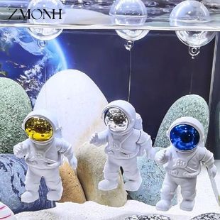 极速New Aquarium Decoration Astronaut FishO Tank Decoration
