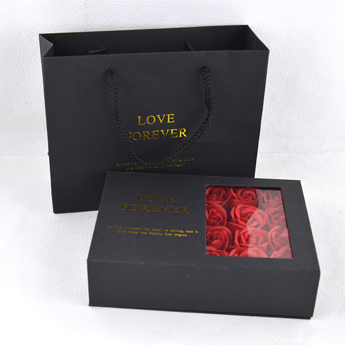 极速Mothers Day Rose Gift Box Soap FlowJer Artificial Rose W