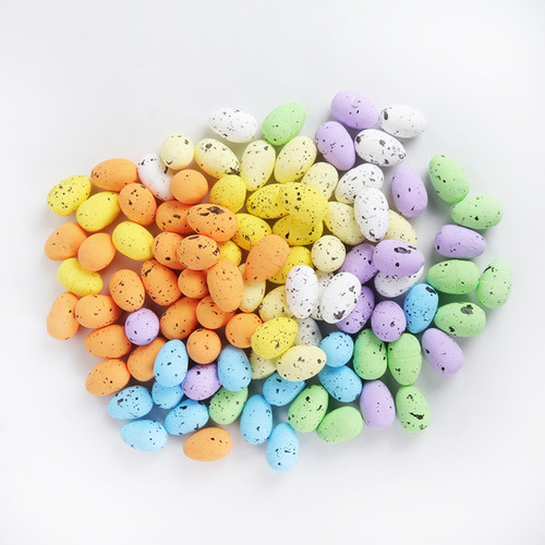 极速40pcs Foam Easter Eggs Easter DFecor Bird Pigeon Egg Hap